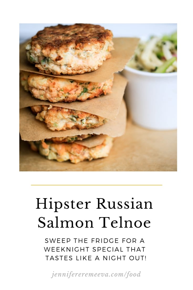 Food Blogger Jennifer Eremeeva makes Salmon Telnoe