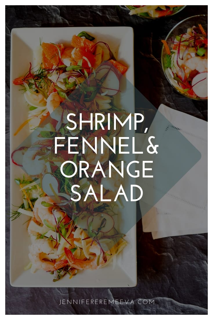 Jennifer Eremeeva makes Shrimp, Fennel, and Orange Salad
