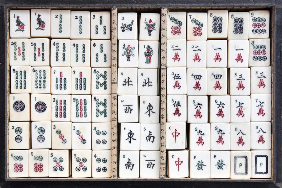 chinese mahjong tiles