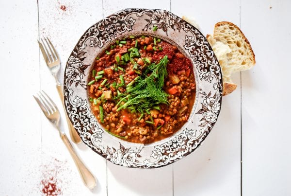 Food blogger Jennifer ERemeeva makes Elizabeth Bard’s Lentil and Sausage Stew